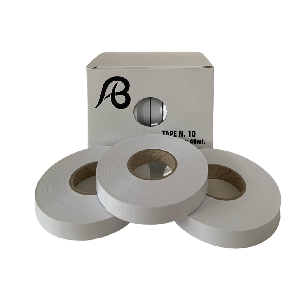 NASTRO TAPE MM 0,10 X 40 MT - COLORE BIANCO